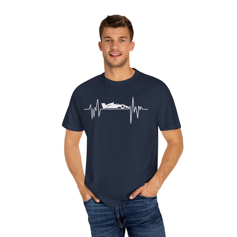 Race Car Heartbeat T-shirt