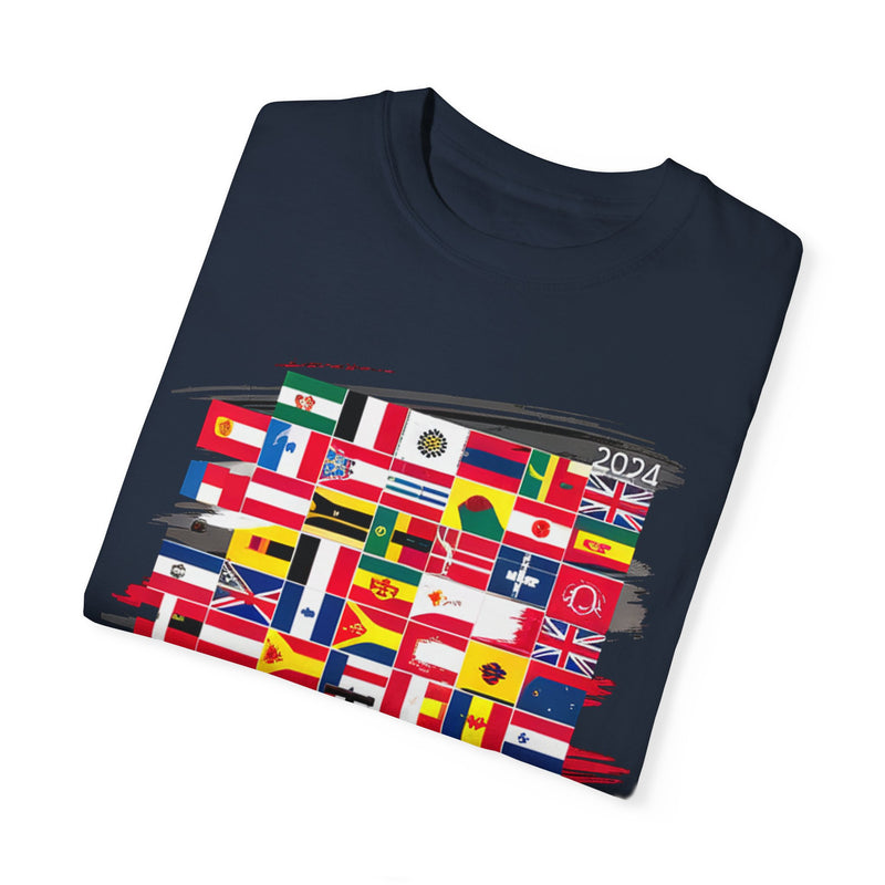 2024 Race Car & Flags T-shirt