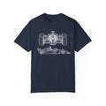 Race Car Blueprint T-shirt